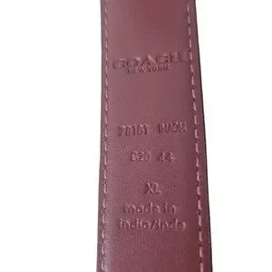 Coach 78181 Horse and Carriage SIGNATURE BUCKLE BELT 25mm Pink size XL NEW $128 s-l1200.jpg main image 4